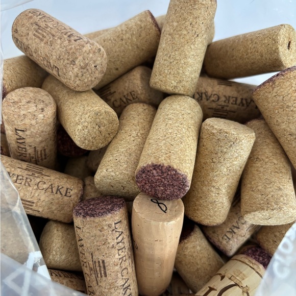 Other - Lot of 22 Used NATURAL Wine Corks Assorted for Crafts Decor
